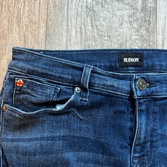 Hudson Krista Super Skinny Distressed dark denim size 29 - Picture 6 of 10
